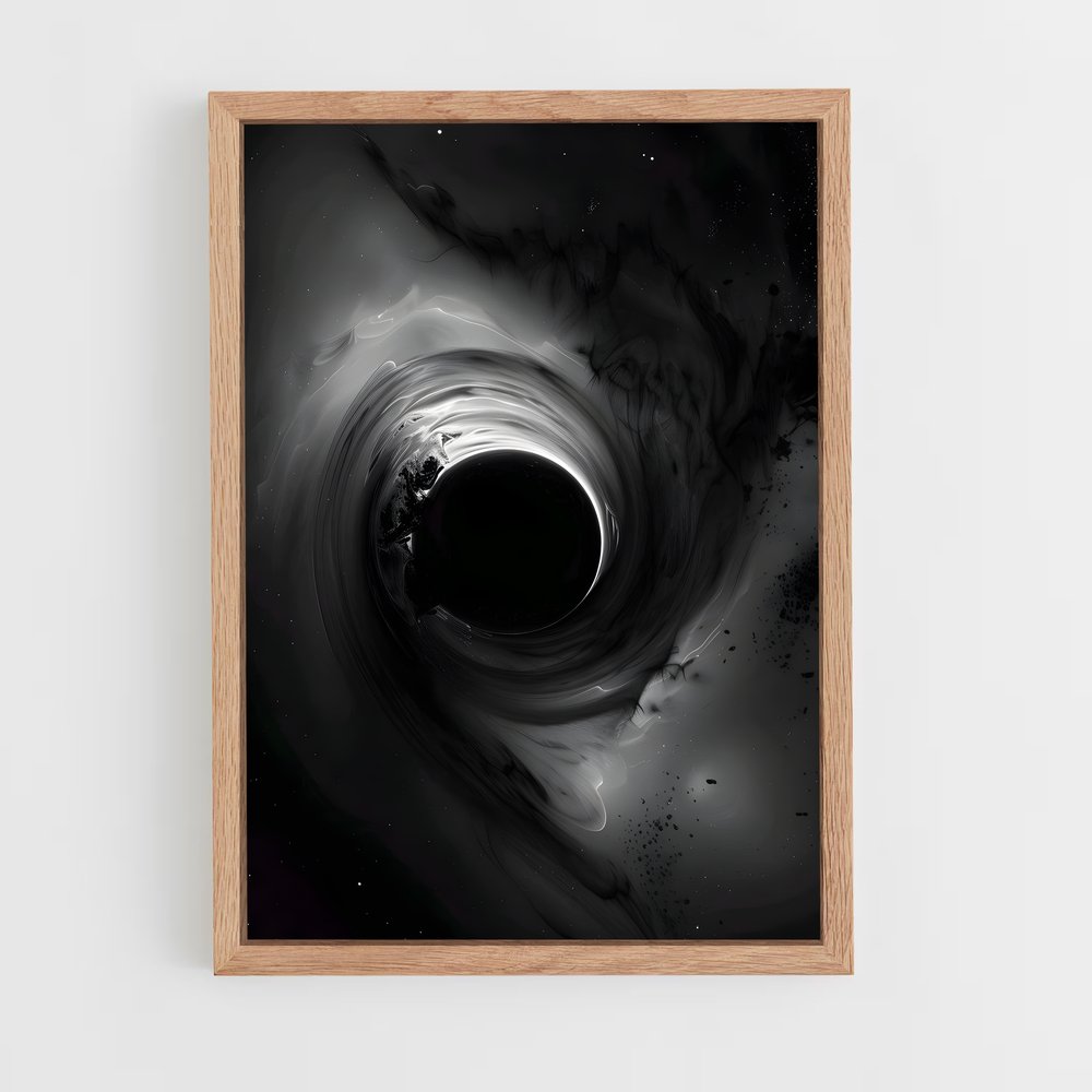 Poster Voyage dans le Néant – affiche Trou Noir (vue 4)